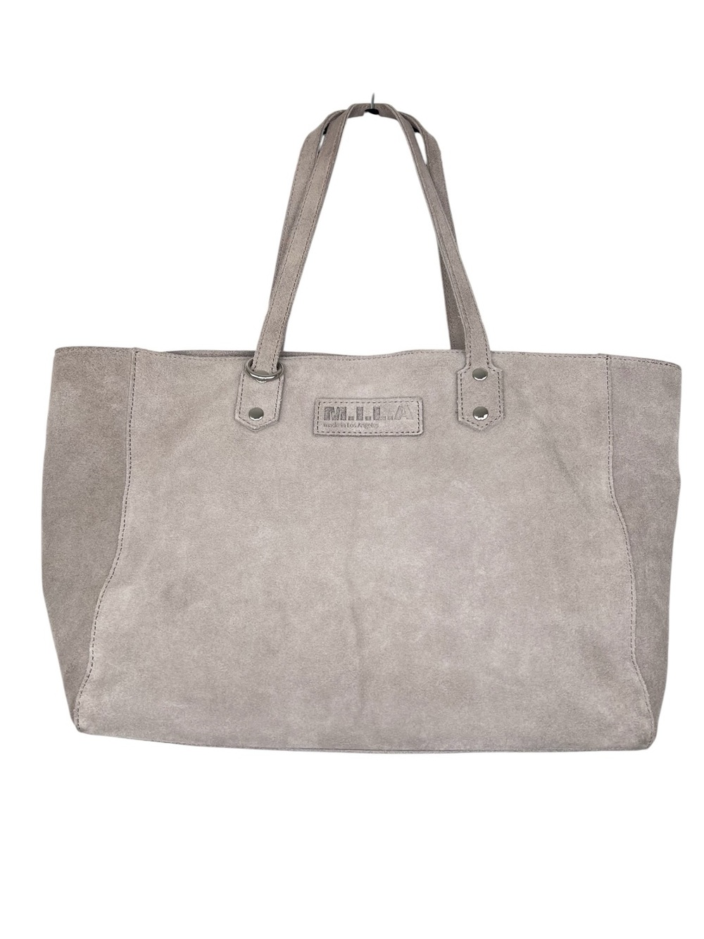 M.I.L.A. Luxe Bag | Suede | Taupe Beige | Tote Shoulder Bag Modern Boho Luxury